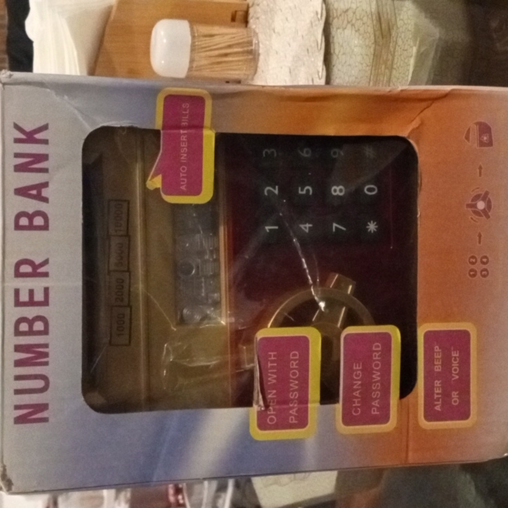Coin and Bills Bank Safe